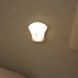 SMASOON Intelligent Human Body Induction Night Light Led Rechargeable Plug In Bedroom Corridor Cabinet Wall Light Household