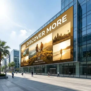 SMD Full Color Outside LED Screens Permanent Advertising Billboard Panel for Retail Store Marketing