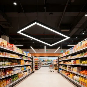 SR Lighting Aluminum LED Linear Light SR G2 IP20 Indoor Hanging Surface Recessed Lighting Office Workshop Shopping Malls 3CCT