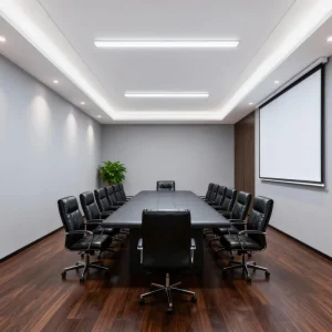 SR Lighting Aluminum LED Linear Light SR G2 IP20 Indoor Hanging Surface Recessed Ra80 Shopping Malls 3CCT Color Temp 3 Year
