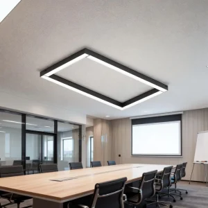 SR Lighting Minimalist Aluminum IP20 LED Linear Lights 24W 80W 3 Year Warranty Black White 120 Beam Angle CRI 80 50000 Hours
