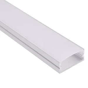 ST 2310 1 B Surface Mount LED Aluminium Profile Wide LED Strip Channel With PC Cover for Cabinet Ceiling Indoor Ambient Lighting