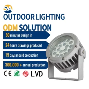 SYA 617 Commercial IP66 Outdoor Round Cricket Tennis Courts Soccer 12W Landscape Led Flood
