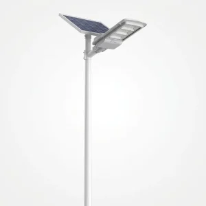 School Campus Security 200W Solar Street Light Motion Sensing Auto Dimming