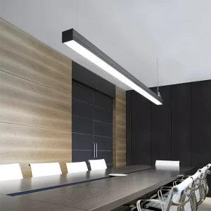 School Project Light Flicker Free Eye Protection 4ft 8ft 40W Full Spectrum 4000K Aluminum Profile LED Linear Pendant Light