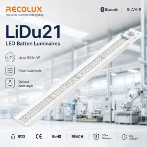 Sensor Ready LED Batten Light Flicker Free Linear Batten Fixture for Warehouse Factory and Shop
