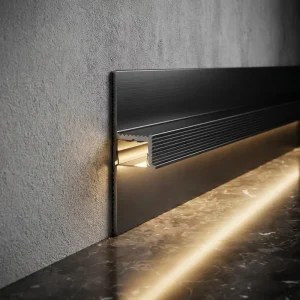 Shadow Gap Profile Floor Shadow Gap Baseboard Skirting Shadow Gap Light Aluminum LED Track Profile Aluminum Channel LED Strip