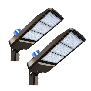 Shoebox LED Street Light 100W-300W AC Powered IP67 Waterproof Smart Remote Control Road & Parking Lot Outdoor Light
