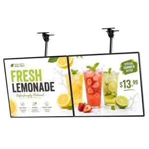 Shopping Mall Advertising Light Box LED Menu Light Ultrathin Lightbox Restaurant Cinema Hanging Display Frame