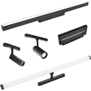 Shopping Mall Office Building Lighting System Track Lighting Anti Glare Track Light