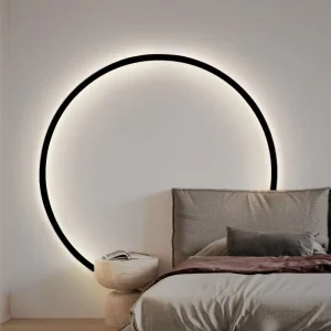 Simple Circle LED Wall Lights for Living Room Bedroom Bedside Aisle Corridor Indoor Lighting