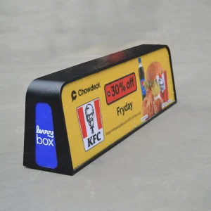 Simple Customized LED Taxi Advertising Light Box the Content Can Be Changed at Will High quality Brand Advertising Light Boxes