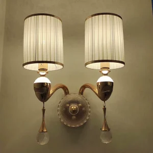 Simple Decoration Creative Crystal Wall Lamp Home Atmosphere Lighting Bedside Aisle Switch Control Wall Lamp