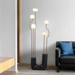 Simple & Fashionable Hotel Floor Lamp Luxury Bauhaus Design Light for Model Room Exhibition Hall Villa & Bedroom