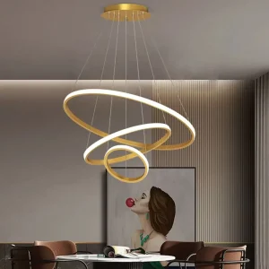 Simple Hanging Decorative Gold Modern Pendant Light Chandelier Chandeliers Luxury Pendant Lights