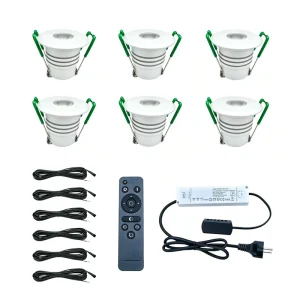 Single Color LED Mini Downlight Ceiling Spotlight 32mm Recessed Bedroom Kitchen Spot Light DC12V Staircase Cabinet Lights