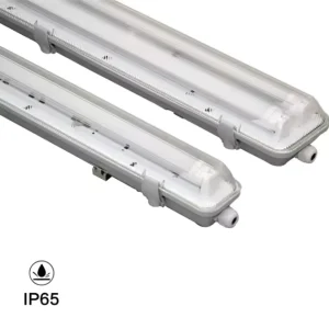 Single/Double 2ft 4ft 60cm 120cm T8 IP65 Waterproof LED Fluorescent G13 Lamp Holder Bracket Batten Ceiling/Warehouse Lamp