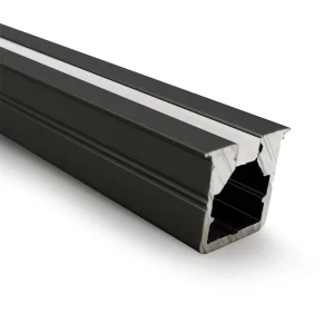 Sleek Modern Black Finish Aluminum Alloy Channel Wardrobe Cabinet Light Led Dimmable High CRI 90 Customizable Size 3-Year