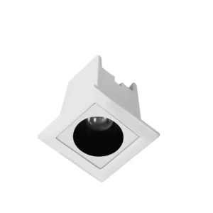 Sleek White Recessed Grille LED Spotlight Anti Glare Ceiling Light for Living Room Bedroom and Kitchen