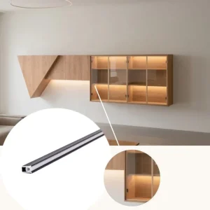 Slim Aluminium 12V LED Light Profile Hidden Cabinet Lighting Solution for Modern Wardrobe YB1018 22