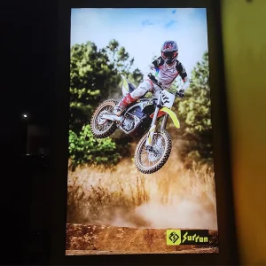 Slim Edge lit Soft Film Light Box Energy Saving Aluminum Frame LED Billboard for Exhibition Booth