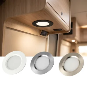 Slim Flush Mount Cabinet Light for Kitchen Showcase with Spring Clips