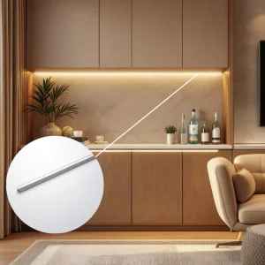Slim LED Profile Channel Recessed Aluminum Housing for Furniture LED Strip Applications YB1017 35