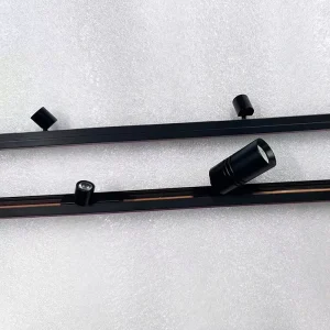 Slim Line Adjustable Black Silver Golden 12V 1w 2w 3w Micro Spot Track Light for Shelf Cabinet Lighting