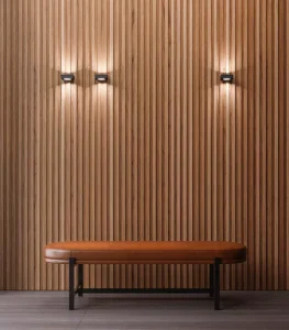 Slim Metal LED Outdoor Wall Lighting Fixtures for Garden Decor Living Room Ornament and Hotel Wall Illumination
