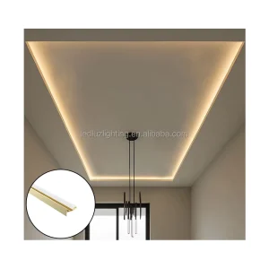 Slim Recessed LED Cove Light 40.25*26mm Compact Aluminum Linear Fixture for Soft Indirect Lighting