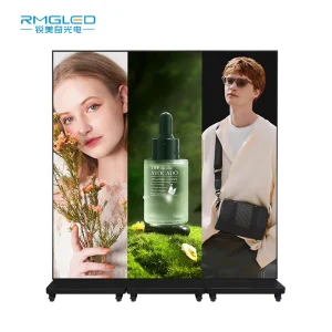 Slim Three in one Splicing LED Screen Aluminum Advertising Light Box Backlit Poster Frame for Shopping Mall Use IP65 IP67 Rated