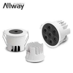 Small White Indoor Ceiling Cabinet Hotel Mini Recessed Spotlight LED Spot Down Light