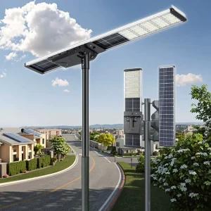 Smart Cities Road Lighting Integrated 60W 80W 100W 150W All in One LED IP66 Solar Street Light