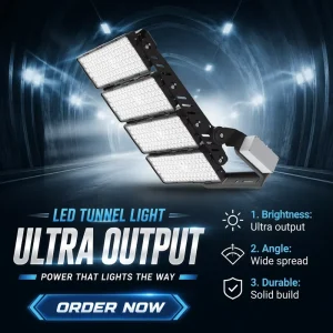 Smart Control 3000 6000K Color Temp Aluminum Alloy Body IP66 Commercial 300W 600W 900W 1200W Automatic LED Street Light