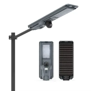 Smart Control Mobile Phone Connect CCTV Security IP Camera Wireless with 800W Solar Street Outdoor Light Solar for Home Farm Use