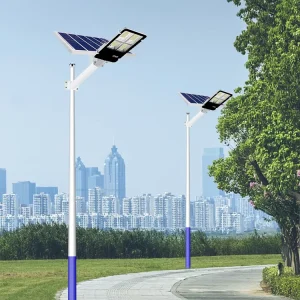 Smart Control Outdoor Waterproof LED Street Lights IP65 Parking Lot Lighting Aluminum Body SMD Chip DC