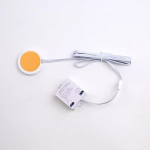 Smart Furniture Light DC12V-24V 3A Touch Sensor Switch with Hidden Surface Sensing 1-5mm Range White for Cabinets