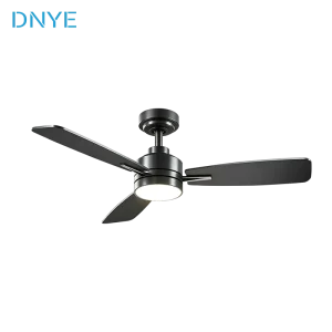 Smart Home Decoration DC Motor Modern Brushless Silent Intelligent Remote Control LED 52 Inch Ceiling Fan Light 6 speed