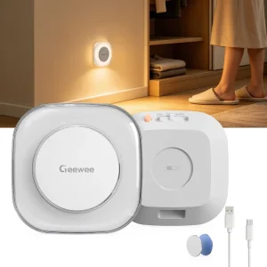 Smart Home Lighting Frameless LED Night Light USB Rechargeable Motion Sensor Lamp for Kitchen Cabinet Stairs