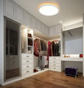 Smart Home Modern Plastic AC 12-Inch Round LED Ceiling Light for Bedroom Night Light
