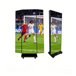 Smart LED Poster P1.8 Floor Stand LED Display Digital Signage Player Indoor Outdoor Shopping Mall Event Display