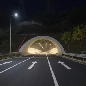 Smart LED Tunnel Lighting for Road with IP66 Energy Management Grid Peak Shaving Manual Override