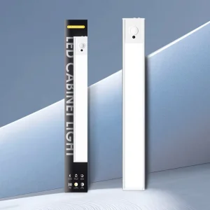 Smart Motion Sensor Light Strip Ultra Thin USB Rechargeable Battery Operation for Cabinet Closet Stairs Drawer Lighting