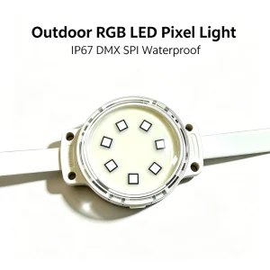 Smart Outdoor LED Pixel Light RGBW DMX512 SPI for Architectural Facade Lighting