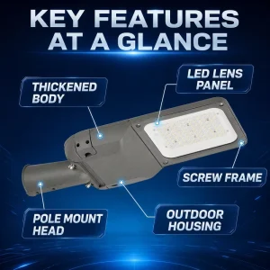 Smart Remote Control PLC Street Light Led Outdoor 50w 100w 150w 200w Zigbee LoRa Led Street Light for Parking Lot