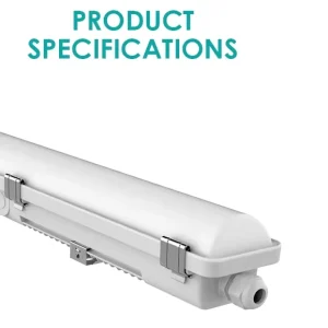Smart Sensor Emergency Triproof Light LED Waterproof Dustproof Anti Corrosive Linear Batten Lighting for Industrial Warehouse