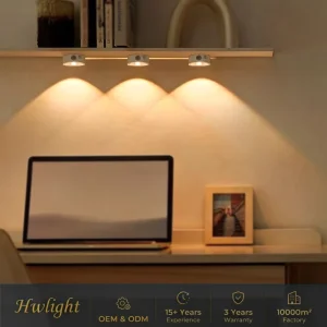 Smart Sensor Wireless Remote Control Rechargeable LED Mini Hill Beam Spotlight Ambient Light Home Display Cabinet Cubbies Figure
