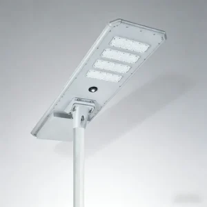 Smart Solar Street Light Auto Dimming 80W 120W Long Lifespan Outdoor Security Lighting Waterproof for Road Parking Lot Plaza