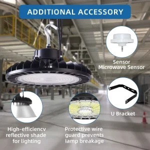 Smart UFO High Bay Light Aluminum IP65 Waterproof High Lumen 100W 200W 300W Workshop 5 Year Warranty