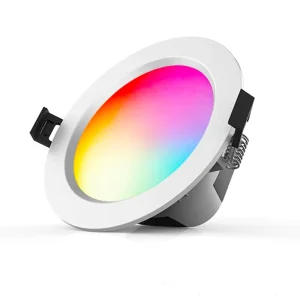 Smart Wifi Tuya 12W RGB Dimmable LED Down Lights Compatible with Alexa Google Home